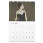 Poster van Europese Masterstukken van de Month Clu Kalender (Jan 2027)