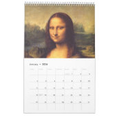 Poster van Europese Masterstukken van de Month Clu Kalender (Jan 2026)