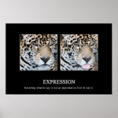 Poster van expressie (Voorkant)