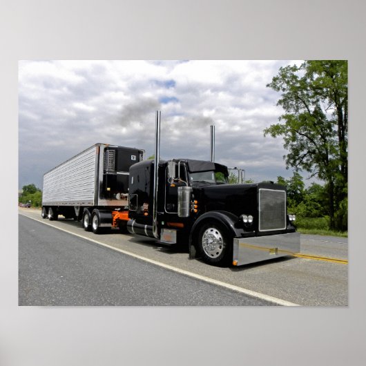 Poster van Faber Peterbilt 379 (Voorkant)