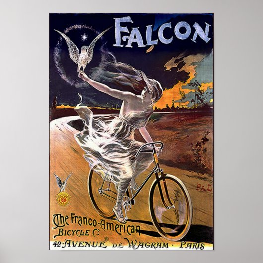 Poster van Falcon Bicycle (Voorkant)
