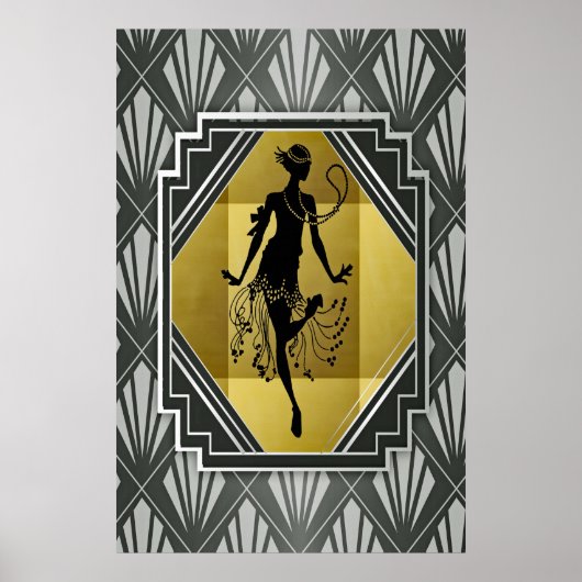 poster van flapper (Voorkant)