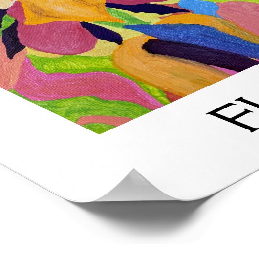 Poster van Flavia, 8 x 10 (Hoek)