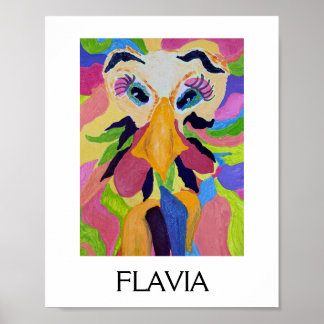Poster van Flavia, 8 x 10