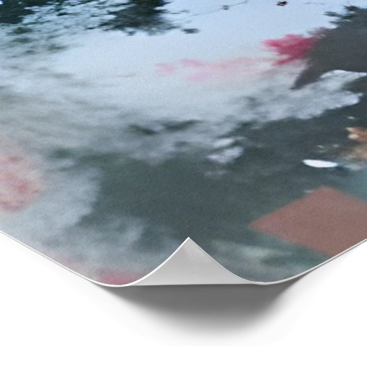 Poster van Floral Horse (Hoek)