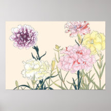 Poster van Floral Pink