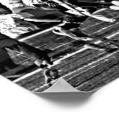 Poster van Football met blootstelling aan de ultie (Hoek)