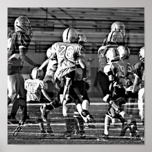 Poster van Football met blootstelling aan de ultie (Voorkant)