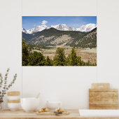 Poster van gebergte Uitzicht (Keuken)