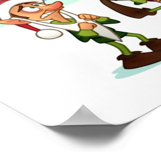 Poster van gedestilleerde Elves (Hoek)