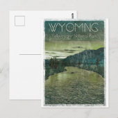 Poster van geelsteen briefkaart (Voorkant / Achterkant)