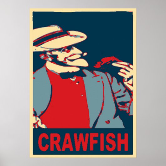 Poster van gekaard Man (Voorkant)