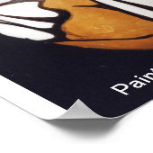 Poster van gekleurd gourd (Hoek)