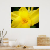 Poster van gele kattenbloem (Keuken)