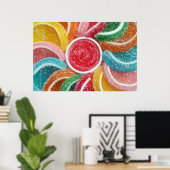 poster van gelegeerd snoep (Thuiskantoor)