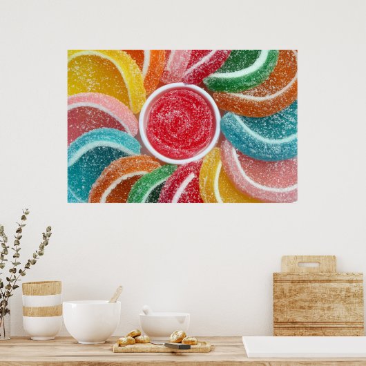 poster van gelegeerd snoep (Keuken)