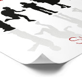 Poster van gepersonaliseerde schoolpsycholoog (Hoek)