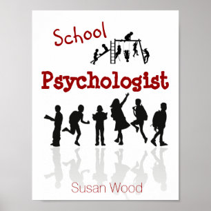 Poster van gepersonaliseerde schoolpsycholoog