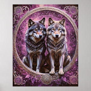 Poster van Geri en Freki