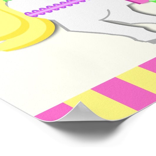 Poster van geschilderde pony's (Hoek)