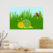 Poster van gespleten slakken (Keuken)