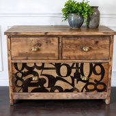 Poster van  getallen of ontkoppelpapier