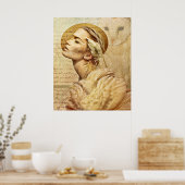 poster van gevechten vrienden (Keuken)