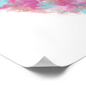 Poster van geverfd hart (Hoek)