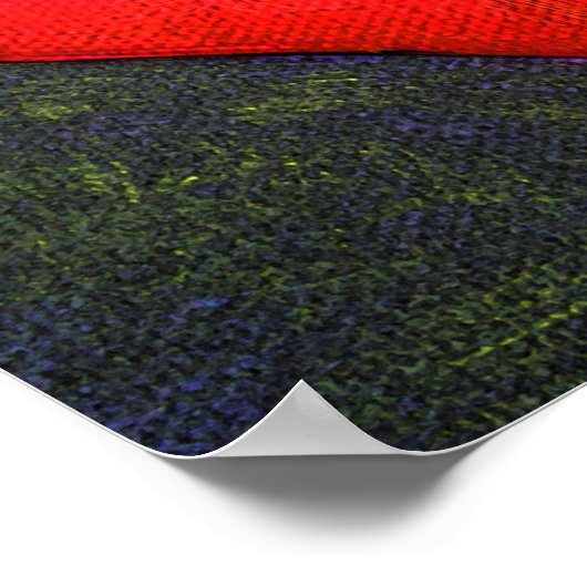 Poster van geverfd hart (Hoek)