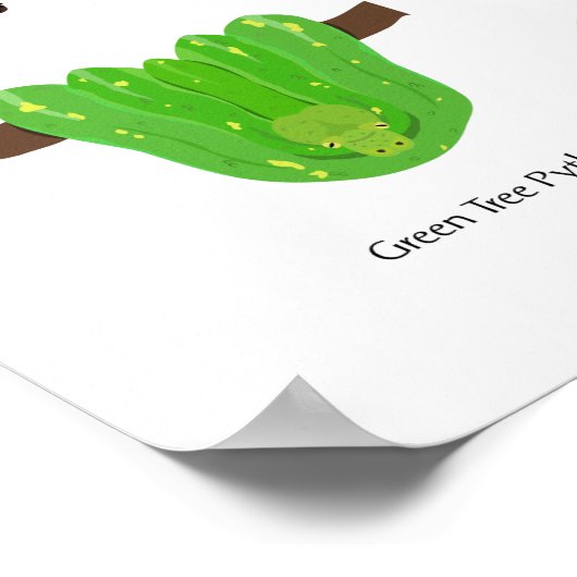 poster van gezelschapsslangen (Hoek)