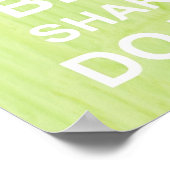 Poster van gezinswaarden (Hoek)