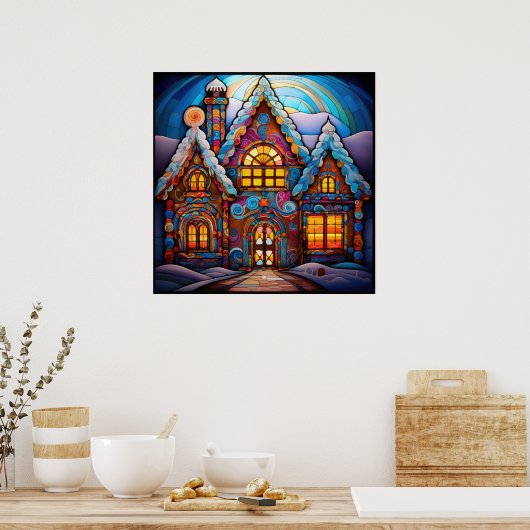 Poster van Gingerbrood House (Keuken)