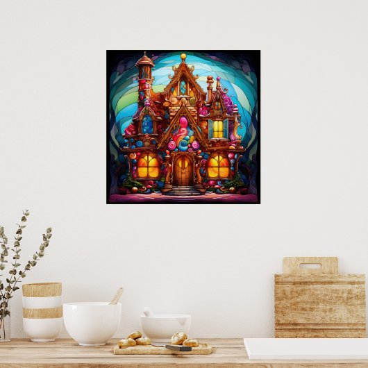 Poster van Gingerbrood House (Keuken)