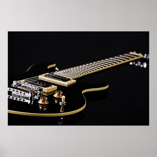 Poster van gitaar Afbeelding (Voorkant)