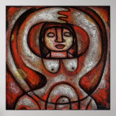 Poster van godin (vruchtbaarheid) (Voorkant)