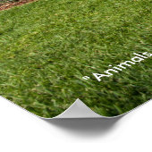 Poster van Golden Retriever met Citaat (Hoek)