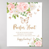 Poster van gouden Pacifier-jachtwedstrijd (Voorkant)