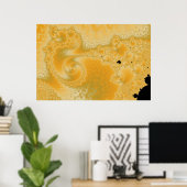 Poster van goudsmelt (Thuiskantoor)