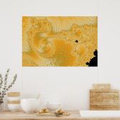 Poster van goudsmelt (Keuken)