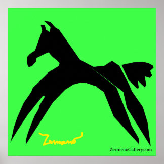 Poster van grafische kunst door Zermeno