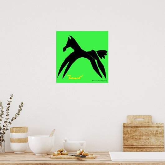 Poster van grafische kunst door Zermeno (Keuken)