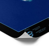 Poster van Grand Cayman-satelliet (Hoek)