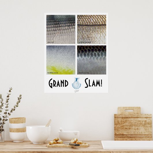 Poster van Grand Slam Saltwater (Keuken)