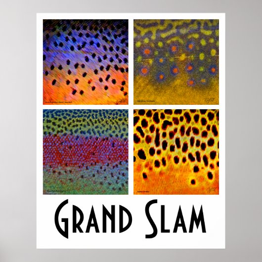 Poster van Grand Slam Trout (Voorkant)