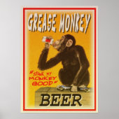 poster van grease apenbier (Voorkant)