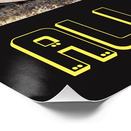 Poster van groene-stuurmotortreinen op wielen (Hoek)