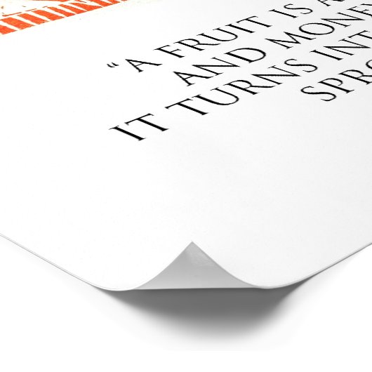 Poster van groenten en fruit (Hoek)