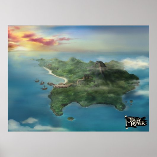 Poster van Groggy Island (Voorkant)