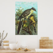Poster van grote gepotte koekoekvogels (Keuken)