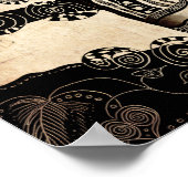 Poster van grote paarden (Hoek)